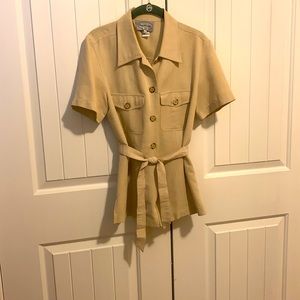 Khaki safari top